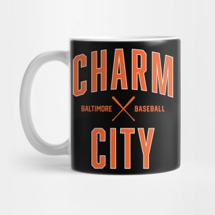 Baltimore Charm City Baseball Tee: Hit a Home Run with City Pride! Mug